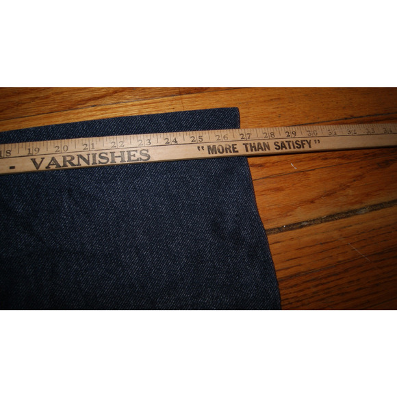 VTG 70s Lee Denim Jeans Polyester Pants Union USA Made 34x27 Talon Zipper - Picture 12 of 12